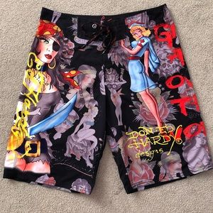 Ed Hardy Swim Trunks